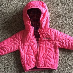 Infant reversible Columbia coat